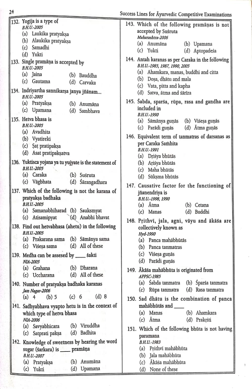 Success Lines For Ayurvedic Competitive Examinations (CSB 106)